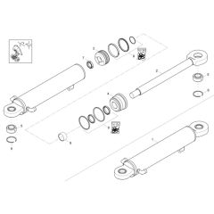 Boom Offset Cylinder Assembly