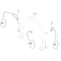Mirror Assembly for DV90 Dumper