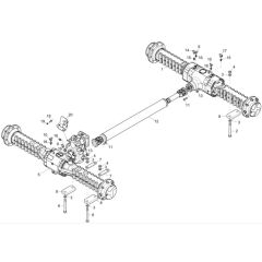 Axle Assembly for DW100 Dumper