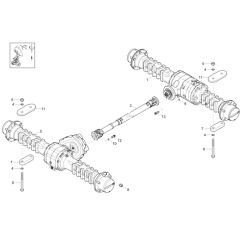 Axle Assembly for DW20 Dumper