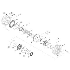Brake Assembly for Wacker DW40-2