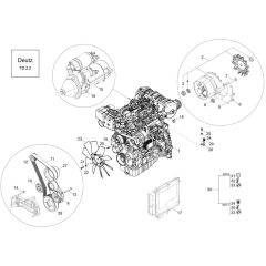 Engine Assembly for DW50-2