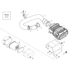 Air Cleaner for Wacker DW50-2