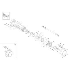 Axle Case & Wheel Hub for DW60-2