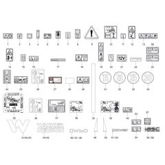 Wacker DW60-3 Dumper Decals