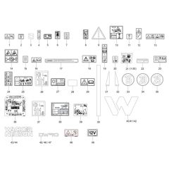 Wacker DW90-2 Dumper Decals