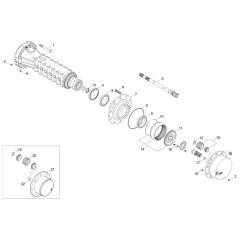 Axle Case & Wheel Hub Assembly