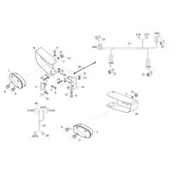 Rear Light Assembly DW90