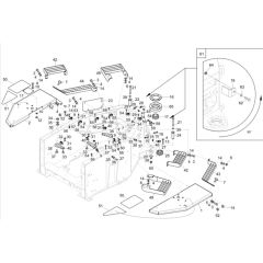 Rear Frame Assembly for DW90