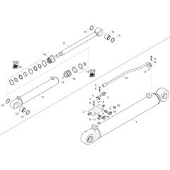 Luffing Boom Cylinder Assembly