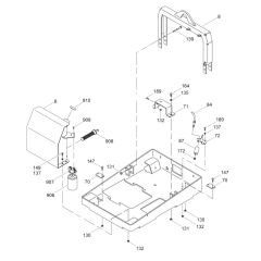 Upper Frame Assembly for Wacker RD7 Roller