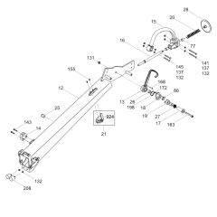 Upper Handle Assembly for Wacker RD7 Roller