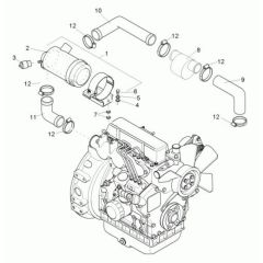 Air Cleaner for Wacker TD15