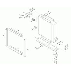 Cooler Assembly for Wacker TD9