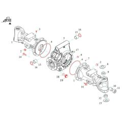 Axle Tube Assembly for TH412