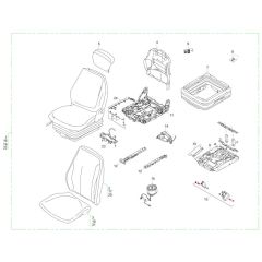 Seat Assembly for Wacker TH412