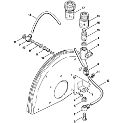 Water Attachment Assembly for Stihl TS460 Disc Cutter Pre 38.95