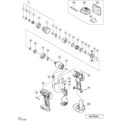 Main Assembly for Hikoki WH10DFL