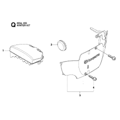Winter Kit Assembly For Husqvarna 455e Chainsaw