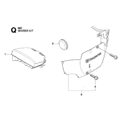 Winter Kit Assembly For Husqvarna 461 Chainsaw