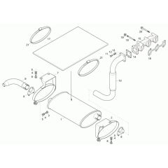 Exhaust Assembly for Neuson 38Z3