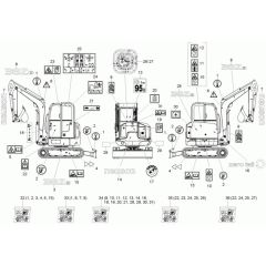 Decals for Neuson 38Z3