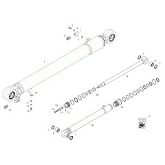 Dipper Arm Cylinder Assembly