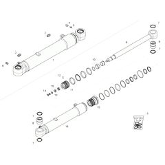 Boom Offset Cylinder Assembly