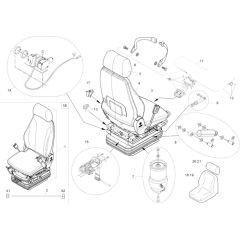 Seat Assembly for Neuson 75Z3