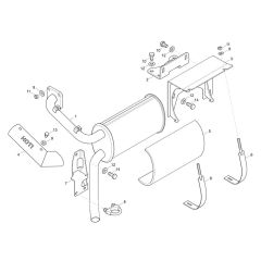 Exhaust Assembly for Wacker 803-2