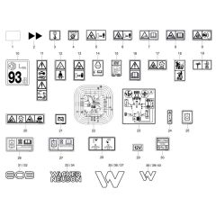 Wacker 803-2 Decals