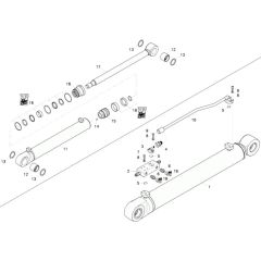 Luffing Boom Cylinder Assembly