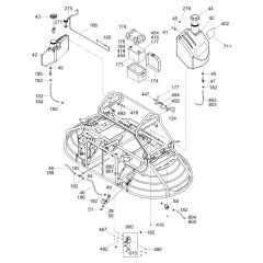 Tank Assembly for Wacker CRT 36-24 Trowel
