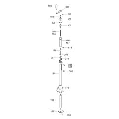 Pitch Control Assembly for Wacker CRT 36-24 Trowel