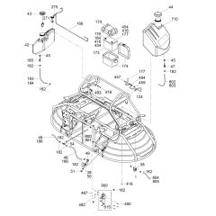 Tank Assembly for Wacker CRT 36-25 Trowel