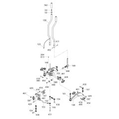 Steering Assembly for Wacker CRT 36-25 Trowel