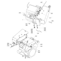 Engine Assembly for Wacker CRT 36-25K Trowel