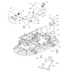 Tank Assembly for Wacker CRT 36-25K Trowel