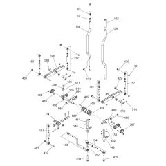 Steering Assembly for Wacker CRT 36-25K Trowel