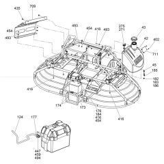 Tank Assembly for Wacker CRTv 36-26 Trowel