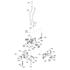 Steering Assembly for Wacker CRTv 36-26 Trowel