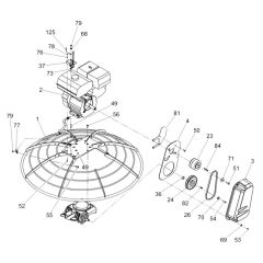 Drive System Assembly for Wacker CT36-8 Trowel