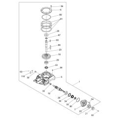 Gearbox Assembly for Wacker CT36-8 Trowel