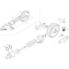 Track Tensioner for Wacker ET145