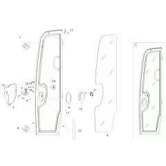 Door Assembly for Wacker ET20