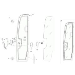 Door Assembly for Wacker ET24