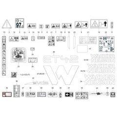 Wacker ET42 Decals