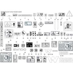 Wacker EW100-2 Decals
