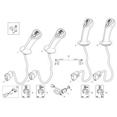 Joystick Assembly for Wacker EZ17-2