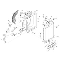 Combi-Cooler for Wacker EZ80